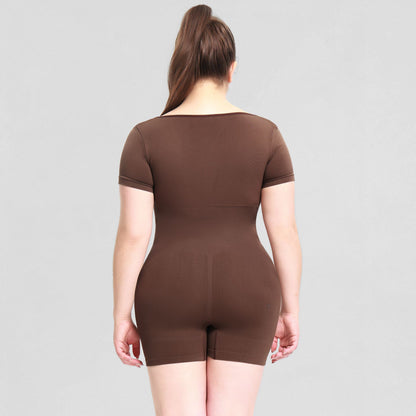 Waist-Cinching Short Sleeve Bodysuit